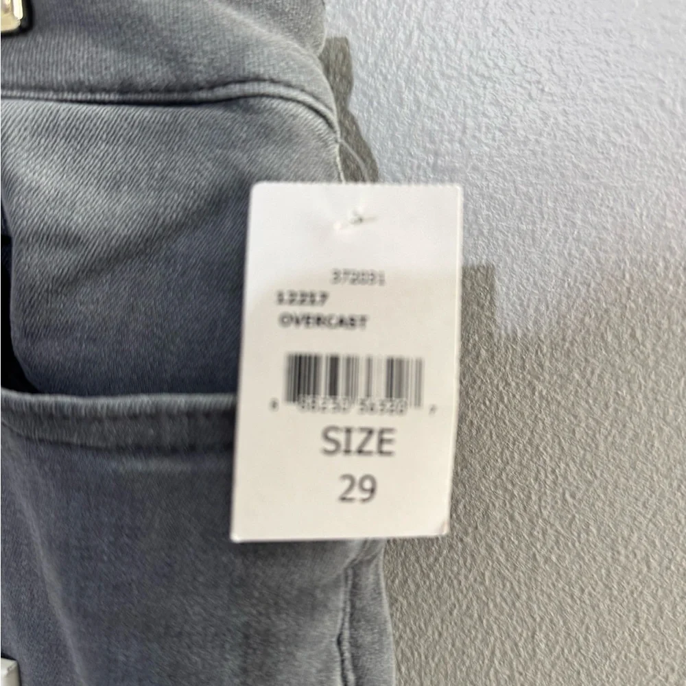 DL1961 Emma Low Rise Instasculpt Skinny Jeans Gray Charcoal Denim Pants - Picture 5 of 11